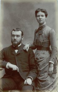 Ernest Mabille et son épouse Marguerite Bain, avant leur départ au Lessouto