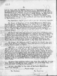 Courrier du pasteur Jean Bianquis au Colonel S. A. M. Pritchard commandant le SANLC
13 août - Début des négociations avec les autorités britanniques en France - page 2